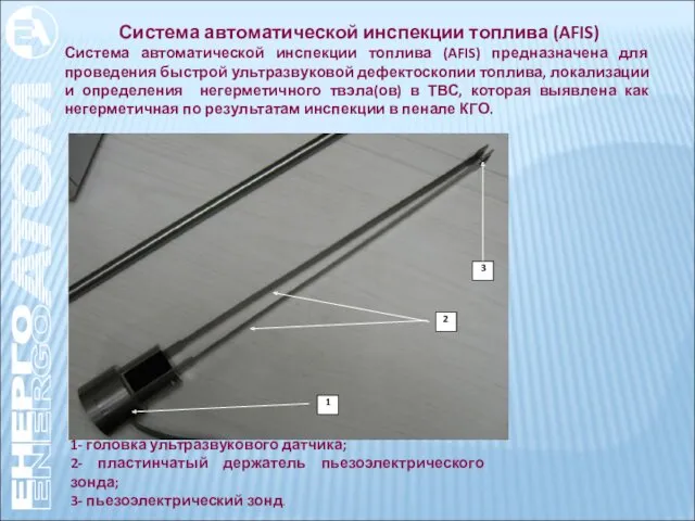 Система автоматической инспекции топлива (AFIS) Система автоматической инспекции топлива (AFIS)