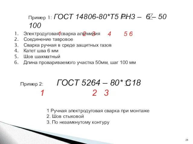 Пример 1: ГОСТ 14806-80*Т5 PH3 – 6 – 50 100