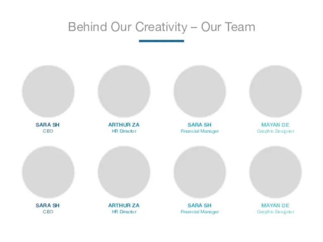 Behind Our Creativity – Our Team SARA SH CEO ARTHUR