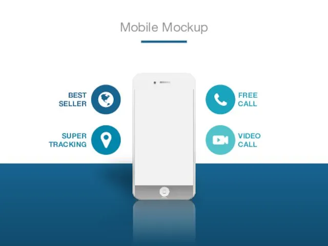 Mobile Mockup BEST SELLER SUPER TRACKING FREE CALL VIDEO CALL