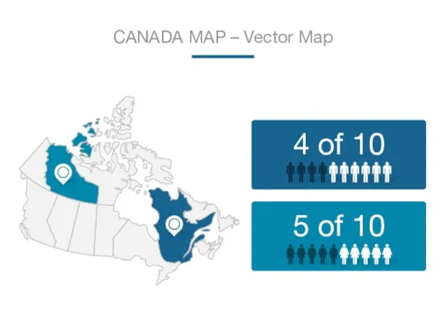 CANADA MAP – Vector Map 4 of 10 5 of 10