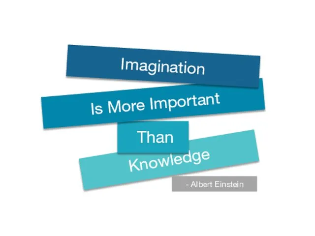 Knowledge Than - Albert Einstein Is More Important Imagination