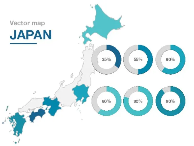 Vector map JAPAN