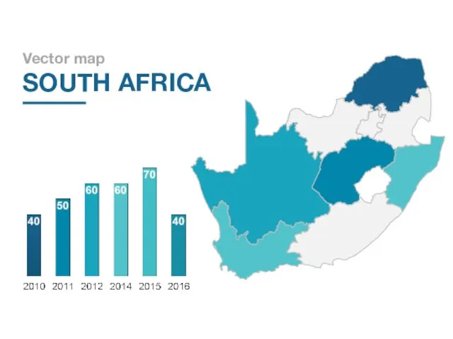 Vector map SOUTH AFRICA