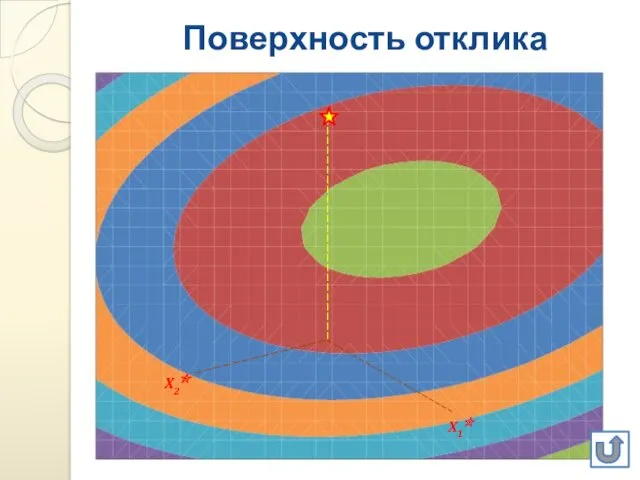 Поверхность отклика X2★ X1★