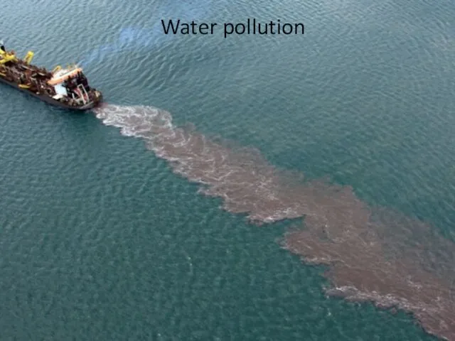 Water pollution