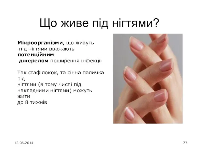 Що живе під нігтями? Мікроорганізми, що живуть під нігтями вважають