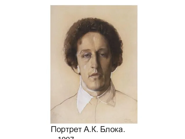 Портрет А.К. Блока. 1907.