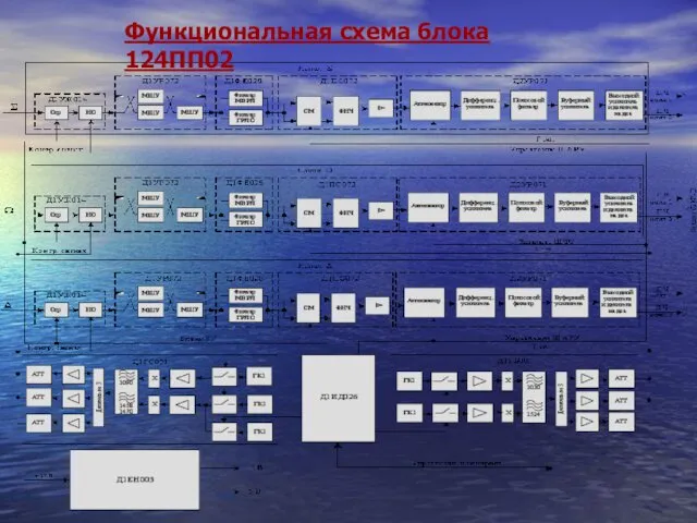 Функциональная схема блока 124ПП02