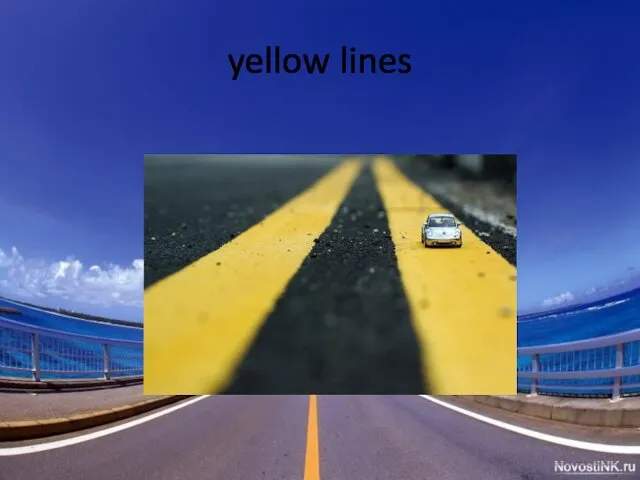 yellow lines