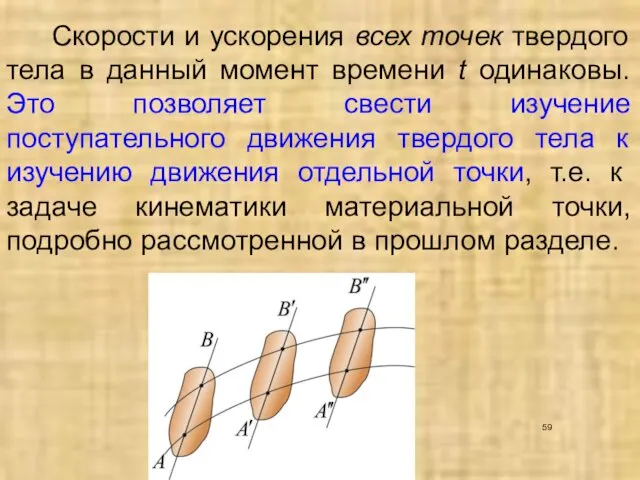 Скорости и ускорения всех точек твердого тела в данный момент