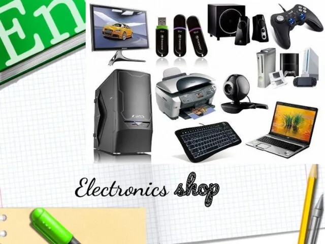 Electronics shop