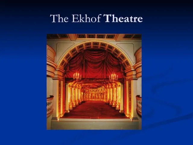 The Ekhof Theatre