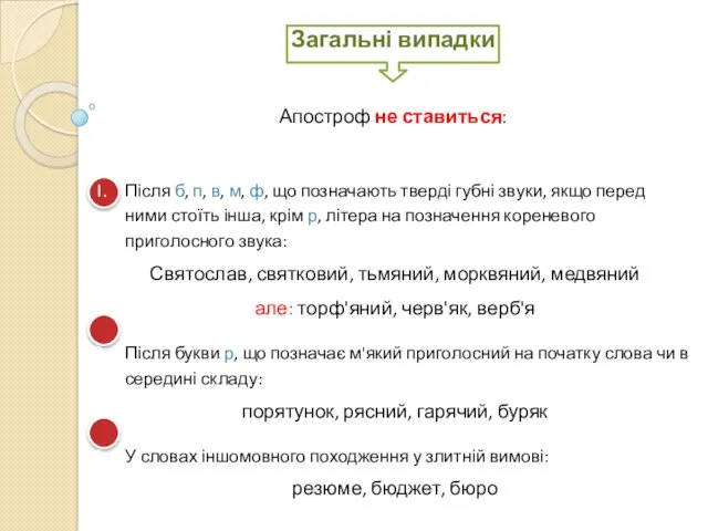 Після б, п, в, м, ф, що позначають тверді губні