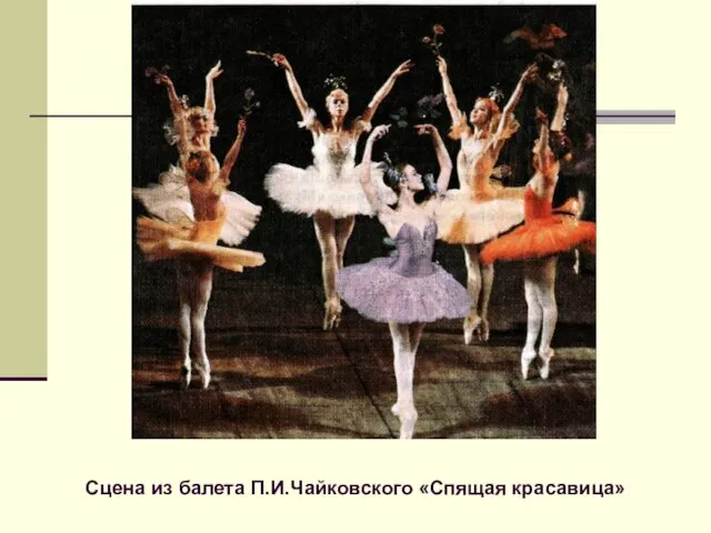 Сцена из балета П.И.Чайковского «Спящая красавица»