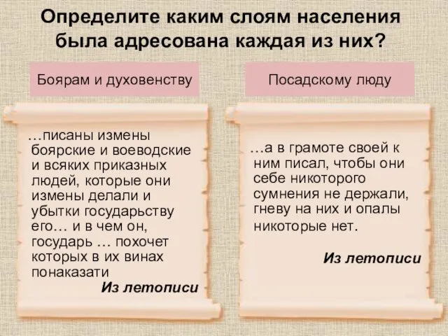 …а в грамоте своей к ним писал, чтобы они себе