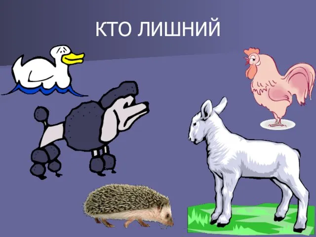 КТО ЛИШНИЙ