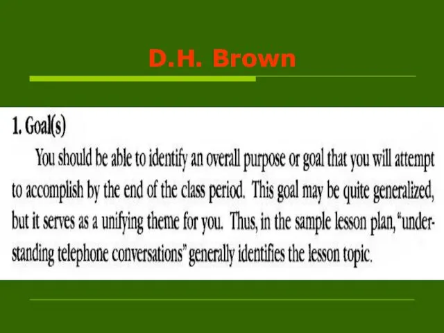 D.H. Brown