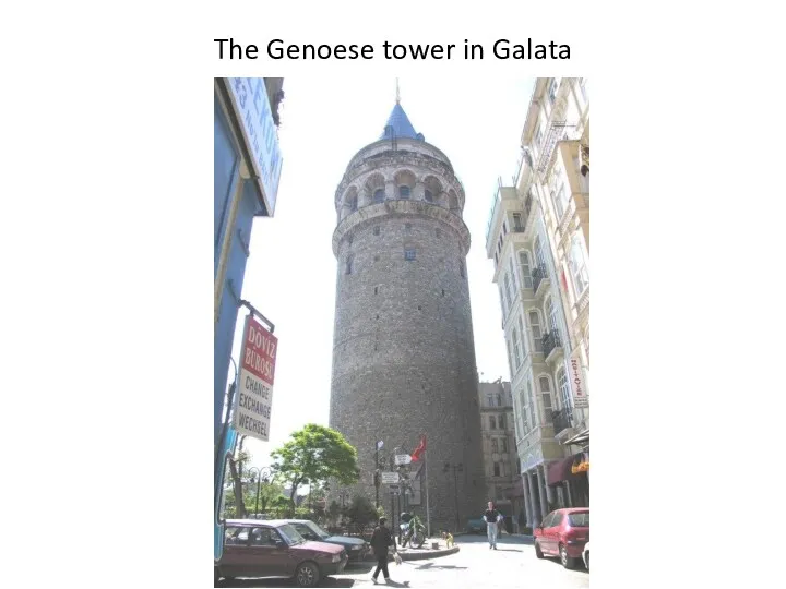 The Genoese tower in Galata