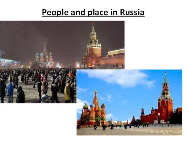 People and place in Russia