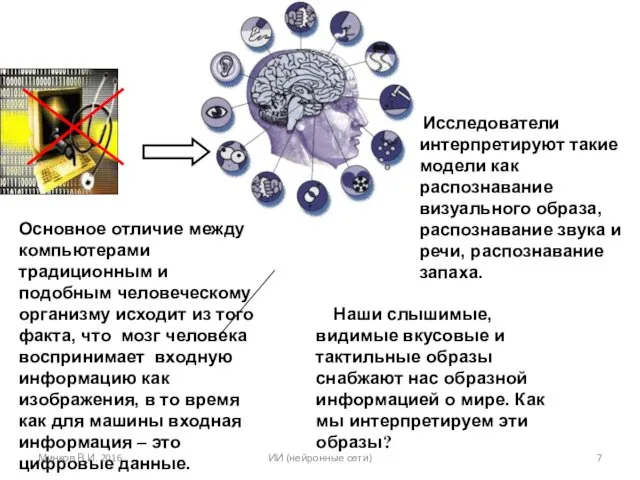 Наши слышимые, видимые вкусовые и тактильные образы снабжают нас образной информацией о мире.