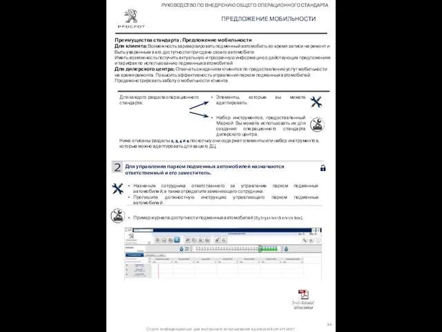 Для управления парком подменных автомобилей назначаются ответственный и его заместитель.