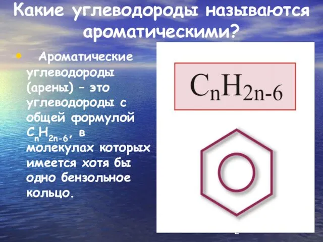 Какие углеводороды называются ароматическими? Ароматические углеводороды (арены) – это углеводороды