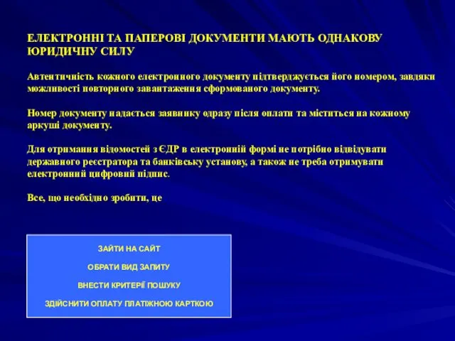 ЕЛЕКТРОННІ ТА ПАПЕРОВІ ДОКУМЕНТИ МАЮТЬ ОДНАКОВУ ЮРИДИЧНУ СИЛУ Автентичність кожного