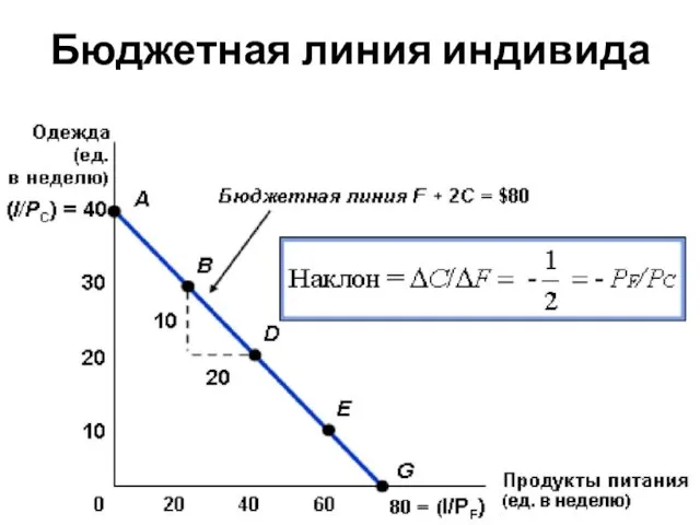 Бюджетная линия индивида