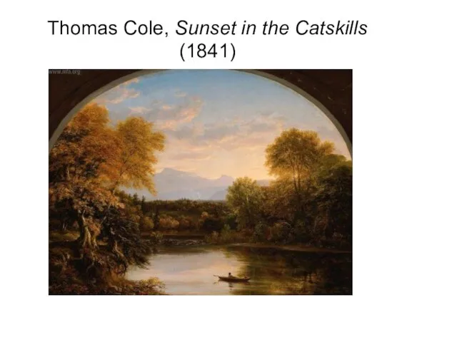 Thomas Cole, Sunset in the Catskills (1841)‏