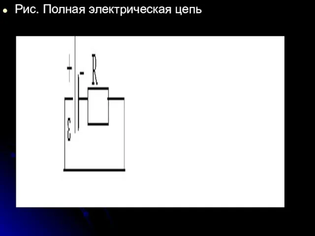 Рис. Полная электрическая цепь