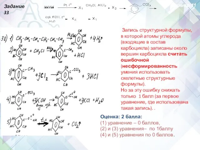 Оценка: 2 балла: (1) уравнение – 0 баллов, (2) и