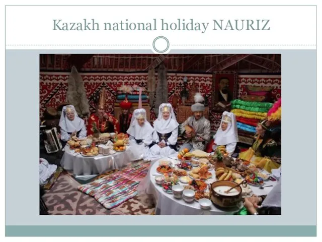 Kazakh national holiday NAURIZ