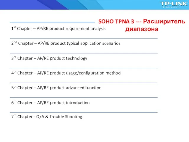 SOHO TPNA 3 --- Расширитель диапазона