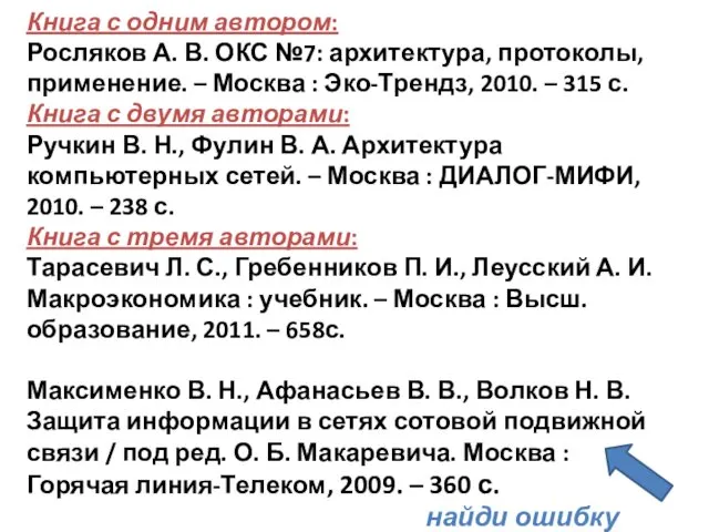 Книга с одним автором: Росляков А. В. ОКС №7: архитектура,