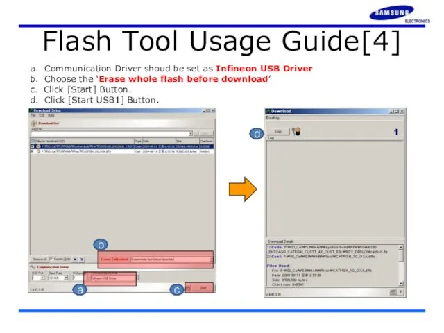Flash Tool Usage Guide[4] a. Communication Driver shoud be set
