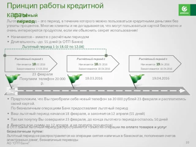 Льготный период – это период, в течение которого можно пользоваться