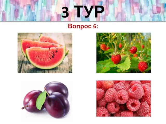 Вопрос 6: 3 ТУР