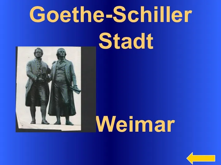 Goethe-Schiller Stadt Weimar