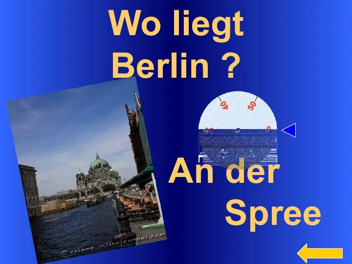 Wo liegt Berlin ? An der Spree
