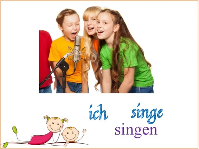 singen ich singe