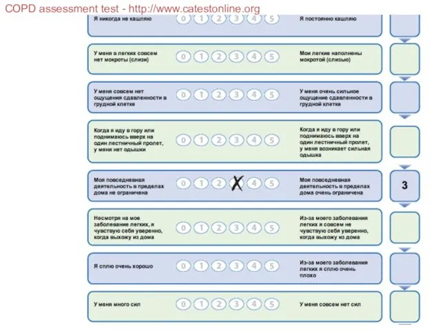 COPD assessment test - http://www.catestonline.org