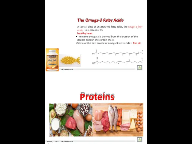 BIOLOGY 2019 Dr. Amin Al-Doaiss The Omega-3 Fatty Acids A