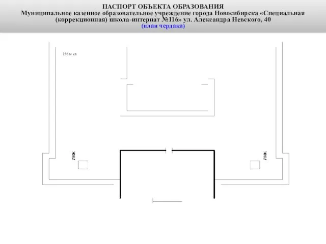 ПАСПОРТ ОБЪЕКТА ОБРАЗОВАНИЯ Муниципальное казенное образовательное учреждение города Новосибирска «Специальная