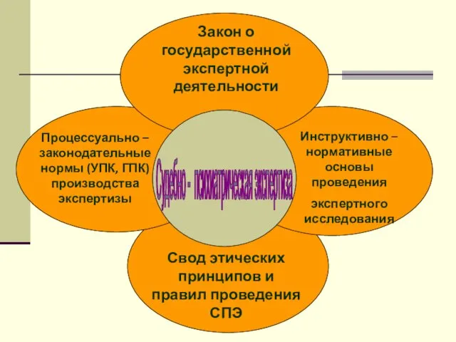 Судебно - психиатрическая экспертиза Закон о государственной экспертной деятельности Процессуально