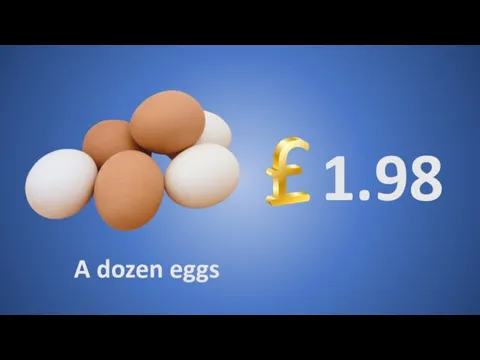 A dozen eggs 1.98