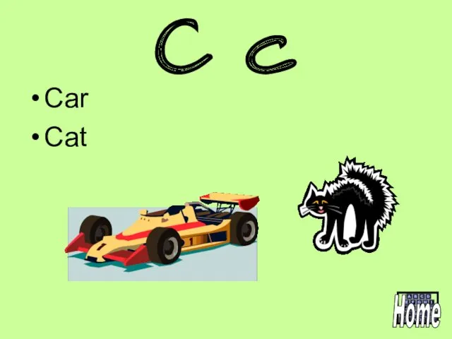 C c Car Cat