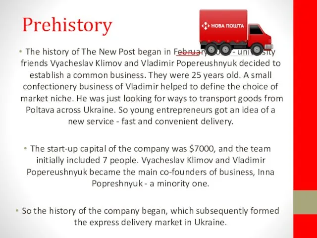 Prehistory The history of The New Post began in February