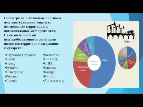 Несмотря на негативные прогнозы нефтяных ресурсов, еще есть неосвоенные территории