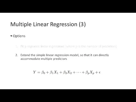 Multiple Linear Regression (3)